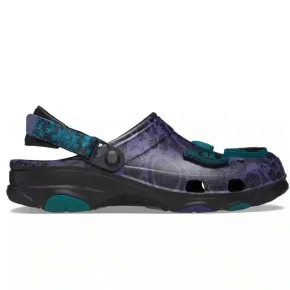 Crocs x Disney Parks W 8 / M 6 Haunted Mansion Wallpaper clogs NWT - Picture 3 of 10